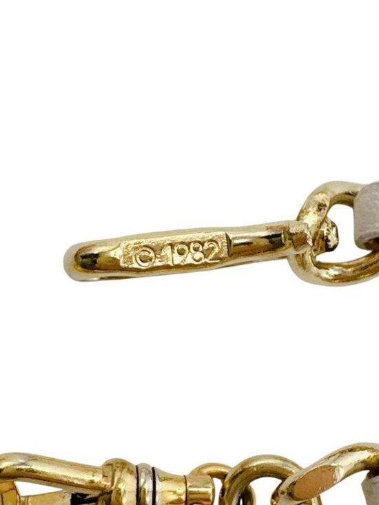 Chanel Belt Vintage Girogo Chain White Gold main image 6